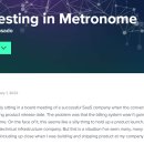 (주)포스리드 | 스트라이프는 왜 메트로놈을 사야만 했나