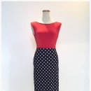 no.89 도트 하이웨이스트 드레스 (44반~55)-판매완료 이미지