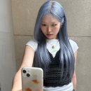 실버블루 애쉬블루 염색 후기 | 금발에서 분위기 변신 성공 합정역 미용실 합정염색잘하는곳 로위 합정...