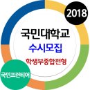 ⁂⁂ 2018학년도 국민대학교 국민프런티어(학생부종합)전형 모집요강 이미지