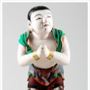 평창 상원사 문수전 목조동자상(3구) 이미지