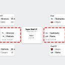 NFL 플레이오프 - 2라운드(Divisional) 결과 및 향후 대진표 이미지