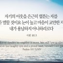 오늘의 '영어성경 사진'(641강) “교만한 자에 대한 하나님의 형벌”(시편 101편 5절) 이미지