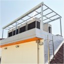 독곡로 | 에어컨 실외기 빗물가리개 PC 복층판 케높이 시공