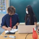 영신중학교 도서관 | 영동 영신중학교 영동 미래고등학교 웹툰작가 유튜버 특강 강연.