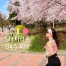 복장의식집 | 전남대 5.18 마라톤 후기 | 벚꽃 런 + 키티 사진꿀팁·전대 맛집·러닝복 추천까지 총정리!