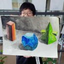 기초 소묘 및 수채화 이미지