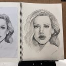 인물화&데생 이미지