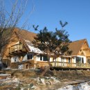 통나무집 이미지