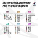 대한축구협회장배 전국고교축구대회 조편성 ＜K리그유스팀만출전＞ 이미지