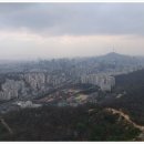 인왕산정상에서 본 이미지