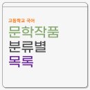 (주)우국 | 고등학교 교과서 문학 작품 분류별 목록