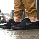 (GS/M)나이키 SB 스테판 야노스키 누벅 '올블랙' Nike SB Stefan Janoski Nubuck Skate Shoe 'BLACK' 이미지