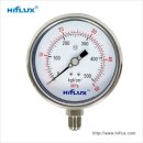 신품 압력게이지 Pressure Gauge - HI100A3d-500 배관형 - 고압밸브 배관자재 전문 하이플럭스 이미지