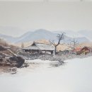 한국화(수묵 담채화) 네이버블로그