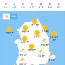 4월26일 날씨 이미지