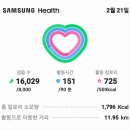 봄비인지봄장마인지삼일연속우산을들곡만보인증걷기운동을 16,029보12.23km 이미지