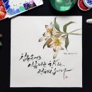 수묵캘리그라피 이미지