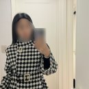 234 | 모조에스핀 포인트버튼 하운드투스체크패턴 하이넥카라코트 (J234MSG417) 내돈내산 후기