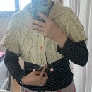 탑온소프트 | 두루미 디자인 / 올드패션드 가디건 / 소프트 도네갈 아이보리 / 뜨개인의 교복