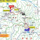 마당바위 | 백아산(관광목장주차장~능선삼거리~하늘다리~마당바위~천불봉~백아산~전망대~휴양림주차장(7.16k...