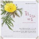 야생화 자수 이미지