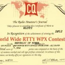 Re:2012 CQ WPX RTTY AWARD와 기록들.... 이미지