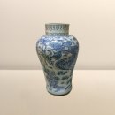 쌍용문 청화백자호(雙龍文 靑華白磁壺)(조선) 이미지