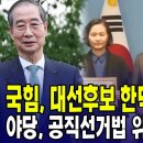 ﻿국힘, 대선후보 한덕수 교체 강행....야당, 공직선거법 위반 한덕수 고발 이미지
