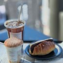 먹물 향 가득 한문쓰기 | 부산 송정 카페 소금빵 맛집 &#39;디비에이&#39; 앙버터 소금빵&amp;시나몬커피 먹어봤어요