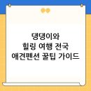 파티가는 댕댕이 | 댕댕이와 힐링 여행! 전국 애견펜션 꿀팁 대방출