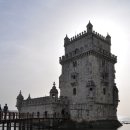 포르투갈의 수도 리스본에 있는 세계문화유산으로 지정된 벨렝 탑(Torre de Belém) 이미지