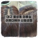 대구 월성 미용실 이쁘다헤어 신월성점 호유재생 뿌리염색 추천