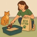 대신환경 | 고양이 모래 일회용 대신 친환경 모래 써 본 후기