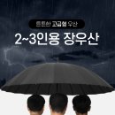 (품절)킹스맨 대형 2~3인용 장우산 소나기 우박 눈올때 우산 이미지