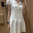 제너럴디자인 | [제너럴아이디어 피팅 후기] 플로럴 캡 슬리브 미니 원피스 GF2LOP522 아이보리 vs 블랙 솔직 비교...