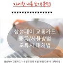 삼성페이 교통카드 사용법 이미지