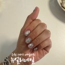 네일더반짝이게 | 수원24시네일 뉴얼리네일 이달의아트 솔직후기 (실버컬러 존예🤍)
