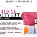 ﻿[놀스트롬] Nordstrom.com $125 이상 화장품/향수 구매시 $116 value GIFT 증정﻿﻿ 이미지