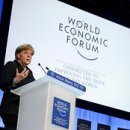 Merkel Offers No Magic Bullet-wsj 1/26 : 스위스 다보스포럼 독일 수상 메르켈 유럽 국가부채 위기 해결 전망 연설 이미지