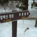 태백 함백산(1,572m) 겨울눈꽃산행 (3) 이미지