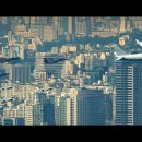 서울 상공의 KC-330 편대 비행 이미지