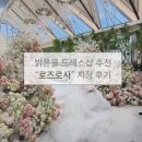 하늘 빛 꿈 | 로즈로사 드레스 지정 후기 | 밝은홀 드레스샵 추천 (신도림라마다호텔 하늘정원홀)