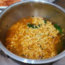 [배떡 광명점] 로제떡볶이 순대, 반찬은 라면 (배달)