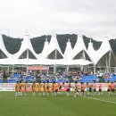 목포 축구센터 주 경기장 첫 공식경기 이미지