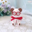 안경공방 | 귀여운 곰돌이 안경 베어브릭 차량용방향제 주문제작 후기, 경성대 부경대 부산공방 예쁘다