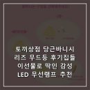 토끼상점 당근바니시리즈 무드등 후기집들이선물로 딱인 감성 LED 무선램프 추천