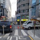 산내초교 앞 횡단보도(3) | 원주 횡단보도 불법주차 방지 이동식 볼라드 설치 업체