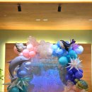 고래벌룬 | 김해 복지관 여름맞이 풍선 포토존 설치후기, 아이들이 좋아한 바다 콘셉트 장식