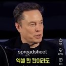 일론머스크 : 사람이 엑셀을 하는 회사는 전부 망할 것이다. 이미지